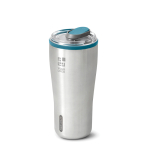 Gobelet thermique en acier inoxydable anti-goutte Black+Blum 600ml couleur turquoise avec zone d'impression