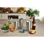 Gobelet thermique en acier inoxydable anti-goutte Black+Blum 600ml couleur vert olive