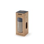 Tasse thermique en acier inoxydable anti-goutte Black+Blum 340ml couleur gris vue avec boîte
