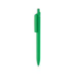 Stylo écologique avec grand clip et encre bleue Dokumental® couleur vert