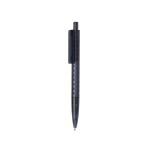 Stylo écologique au design géométrique avec encre bleue Dokumental® couleur bleu marine