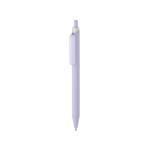 Stylo écologique au toucher doux avec clip et encre bleue couleur violet