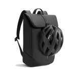 Sac à dos polyvalent en tissu résistant à l'eau avec rabat pour PC 16” couleur noir vue 11