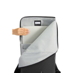 Sac à dos polyvalent en tissu résistant à l'eau avec rabat pour PC 16” couleur noir vue 15