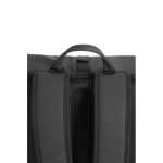 Sac à dos polyvalent en tissu résistant à l'eau avec rabat pour PC 16” couleur noir