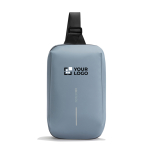Sac bandoulière multi-usages avec design anti-vol pour tablette 8” couleur bleu avec zone d'impression