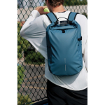 Sac à dos anti-vol résistant à l'eau, capacité 26L, pour PC 16” couleur bleu vue d'ambience 3