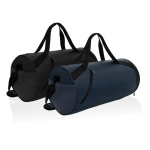 Sac de sport en RPET avec bandoulière ajustable, capacité 25L couleur noir vue générale