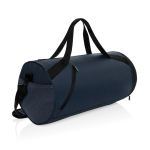 Sac de sport en RPET avec bandoulière ajustable, capacité 25L couleur bleu marine deuxième vue