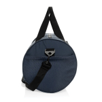 Sac de sport en RPET avec bandoulière ajustable, capacité 25L couleur bleu marine troisième vue