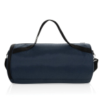 Sac de sport en RPET avec bandoulière ajustable, capacité 25L couleur bleu marine quatrième vue