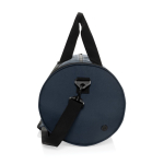 Sac de sport en RPET avec bandoulière ajustable, capacité 25L couleur bleu marine cinquième vue