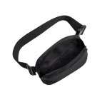 Sac bandoulière multi-usages en RPET avec sangle et capacité 1L couleur noir quatrième vue