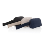 Sac bandoulière multi-usages en RPET avec sangle et capacité 1L couleur noir vue générale