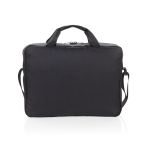 Mallette en RPET au design élégant pour PC 15,6” Swiss Peak couleur noir troisième vue