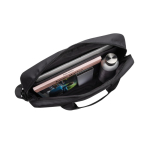 Mallette en RPET au design élégant pour PC 15,6” Swiss Peak couleur noir quatrième vue