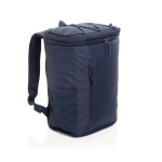 Sac à dos isotherme en RPET avec bretelles ajustables, capacité 18L couleur bleu marine troisième vue
