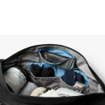 Sac de week-end spacieux avec poche rapide 45L Bellroy couleur noir sixième vue