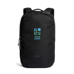 Sac à dos en RPET avec capacité de 20L pour ordinateur 16” Bellroy couleur noir avec zone d'impression