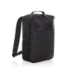 Sac à dos en RPET avec poche frontale pour PC 15” Swiss Peak couleur noir