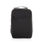 Sac à dos en RPET avec poche frontale pour PC 15” Swiss Peak couleur noir deuxième vue