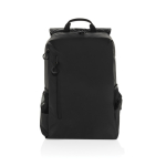 Sac à dos en RPET résistant à l'eau avec poche frontale pour PC 15,6” couleur noir