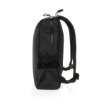 Sac à dos en RPET résistant à l'eau avec poche frontale pour PC 15,6” couleur noir cinquième vue