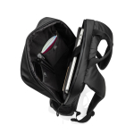 Sac à dos en RPET résistant à l'eau avec poche frontale pour PC 15,6” couleur noir septième vue