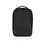 Sac à dos en RPET pour voyager de 19L avec poignée supérieure couleur noir