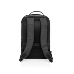 Sac à dos avec poche frontale zippée pour PC 15,6” Swiss Peak couleur noir quatrième vue