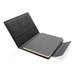 Porte-documents A5 magnétique et écologique, pages lignées couleur noir troisième vue