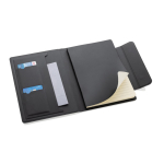 Porte-documents A5 magnétique et écologique, pages lignées couleur noir quatrième vue