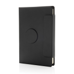 Porte-documents A5 magnétique et écologique, pages lignées couleur noir septième vue