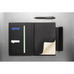 Porte-documents A5 magnétique et écologique, pages lignées couleur noir vue d'ambiance
