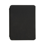 Porte-documents A5 en RPET et noyer avec papier crème, pages lignées couleur noir cinquième vue