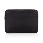 Housse en RPET avec doublure et poche frontale Swiss Peak, PC 15,6” couleur noir