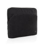 Housse en RPET avec doublure et poche frontale Swiss Peak, PC 15,6” couleur noir deuxième vue
