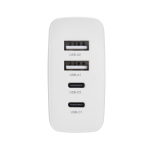 Chargeur de voyage multirégional avec sac de voyage intégré couleur blanc cinquième vue