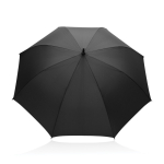Parapluie semi-automatique en RPET 30” avec axe en métal Ø154 couleur noir deuxième vue