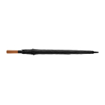 Parapluie semi-automatique en RPET 30” avec axe en métal Ø154 couleur noir troisième vue