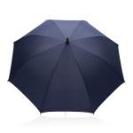 Parapluie semi-automatique en RPET 30” avec axe en métal Ø154 couleur bleu marine deuxième vue