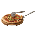 Ensemble d'ustensiles pour pizza en acier inoxydable Boska couleur argenté brillant deuxième vue