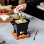 Fondue en céramique haut de gamme avec garantie à vie Boska couleur noir