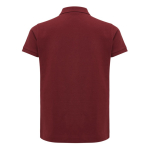 Polo femme coupe décontractée en coton piqué recyclé 220 g/m² Iqoniq couleur bordeaux deuxième vue