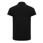 Polo femme coupe décontractée en coton piqué recyclé 220 g/m² Iqoniq couleur noir deuxième vue