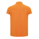 Polo femme coupe décontractée en coton piqué recyclé 220 g/m² Iqoniq couleur orange deuxième vue