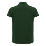 Polo femme coupe décontractée en coton piqué recyclé 220 g/m² Iqoniq couleur vert forêt deuxième vue
