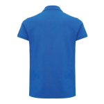 Polo femme coupe décontractée en coton piqué recyclé 220 g/m² Iqoniq couleur bleu roi deuxième vue