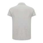 Polo femme coupe décontractée en coton piqué recyclé 220 g/m² Iqoniq couleur gris clair deuxième vue
