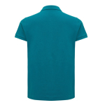 Polo femme coupe décontractée en coton piqué recyclé 220 g/m² Iqoniq couleur vert pastel deuxième vue